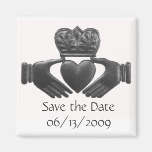 Iren Claddagh Save the Date Magnet