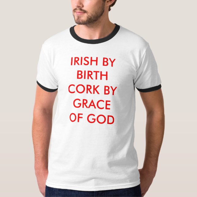 IREN DURCH GEBURTS-KORKEN DURCH GRACEOF GOTT T-Shirt (Vorderseite)