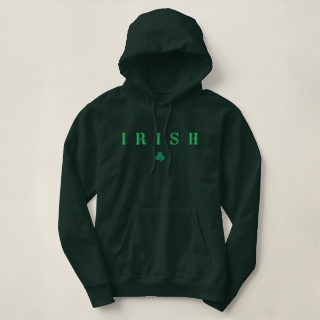 Iren gestickter Hoodie (Design vorne)