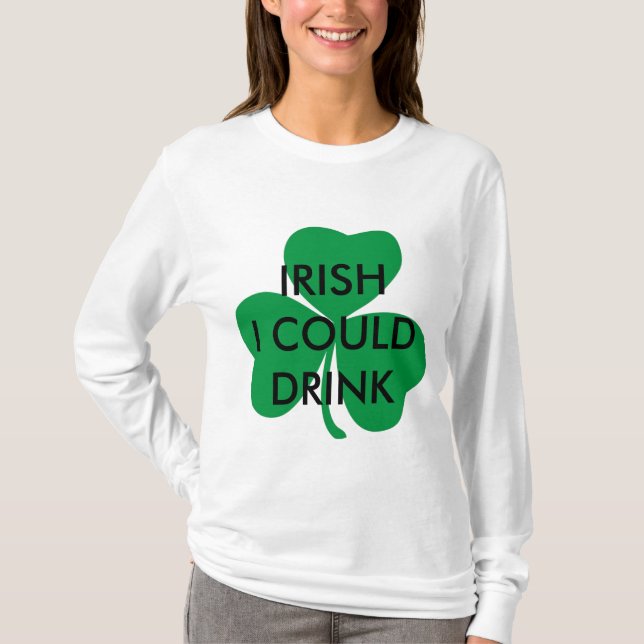 Iren I konnten Babypartymutterschaft trinken T-Shirt (Vorderseite)