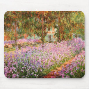 Iren im Garten von Monet Mousepad