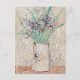 Iren in einer Vase der Weißen Blume   Tadeusz Mako Postkarte