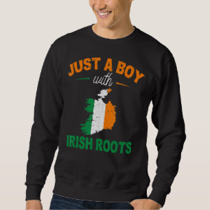 Iren Irland faht nur einen Jungen mit irischen Roo Sweatshirt