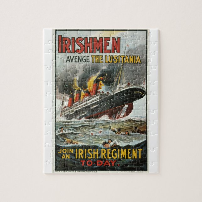Iren rächen das Lusitania_Propaganda-Poster (Vertikal)