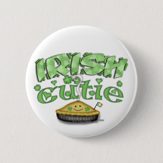 Iren-St Patrick Tagesknopf Button (Vorderseite)