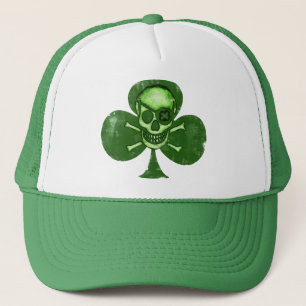 Iren-St Patrick Tagespiraten-Klee-Hut Truckerkappe