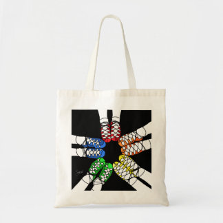 Iren Tanz farbige Ghillies Taschen-Tasche Tragetasche
