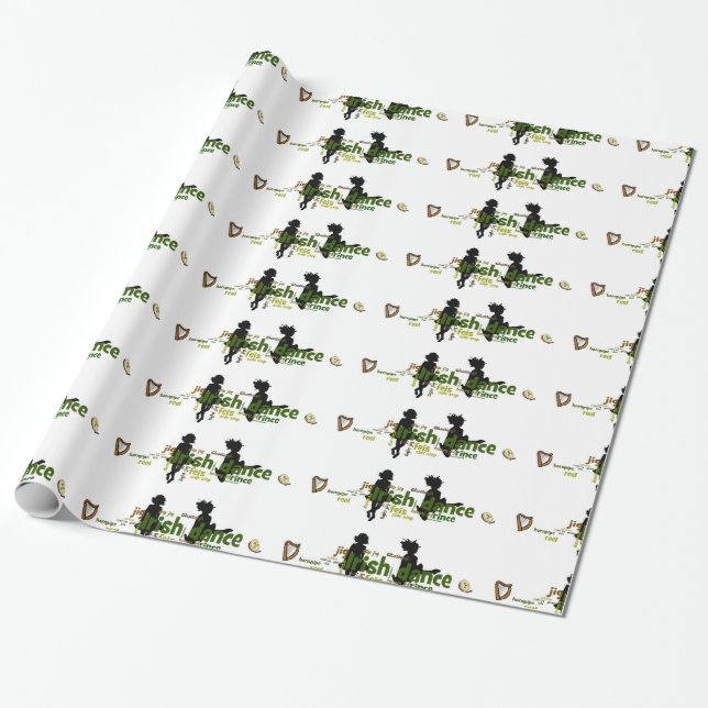 Iren-Tanz Wordle Packpapier (Ungerollt)