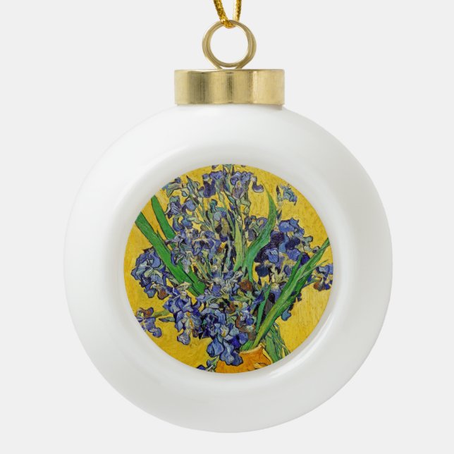 Iren von Van Gogh Keramik Kugel-Ornament (Vorderseite)