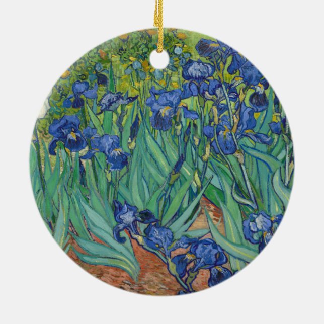 Iren von Vincent Van Gogh 1889 Keramikornament (Hinten)