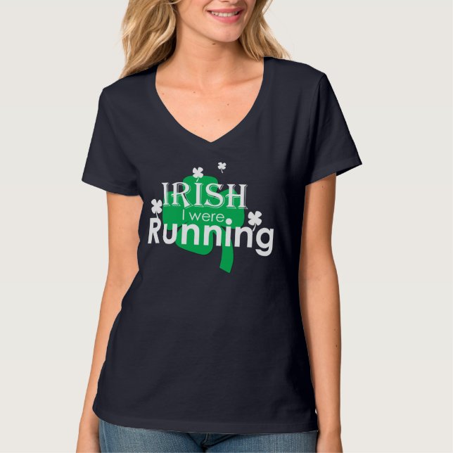 Iren war ich das T-Shirt der laufenden Frauen (Vorderseite)
