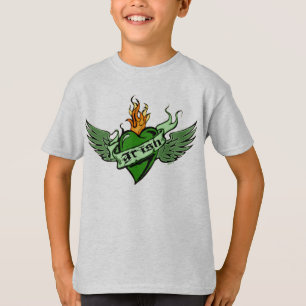 Iren Winged Herz-Kinder T-Shirt