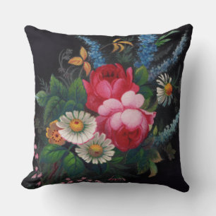 Irena-viktorianisches Blumenstraußthrow-Kissen Kissen