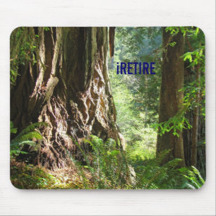 iRETIRE tapis de souris Redwoods Arbres