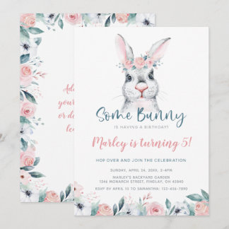 Irgendein Bunny hat Geburtstag, jedes Party Einladung
