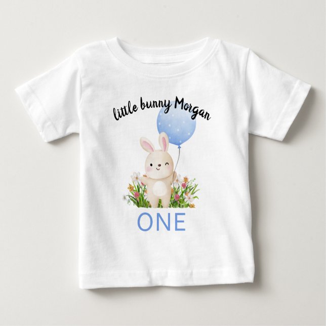 Irgendein Bunny ist ein einfaches Niedliches Jungs Baby T-shirt (Vorderseite)