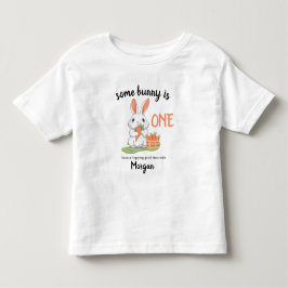 Irgendein Bunny ist ein Jungs Mädchen 1. Geburtsta Kleinkind T-shirt
