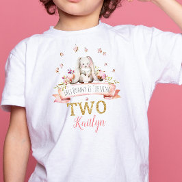 Irgendein Bunny macht zwei 2. Geburtstag Baby T-shirt
