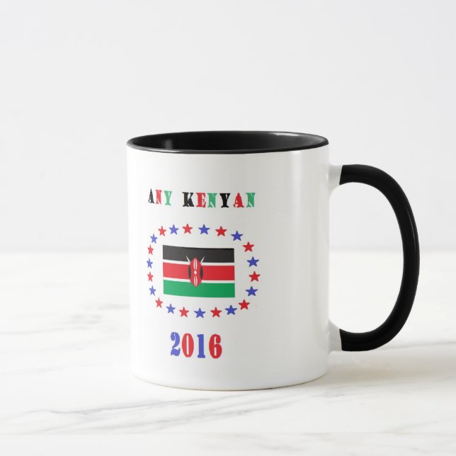 Irgendein Kenyan 2016   15 Unze. Tasse (Rechts)