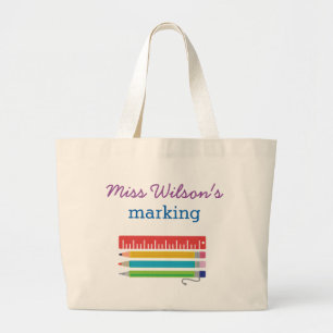 (Irgendein Name) die Markierungs-Taschen-Tasche Jumbo Stoffbeutel