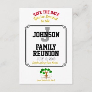 Irgendein Namen-u. Datums-weißes Save The Date