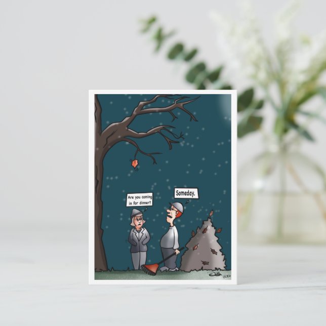 Irgendein Tag Postkarte (Stehend Vorderseite)