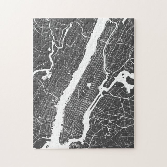 Irgendeine Straßenkarte der Stadt-| New York (Vertikal)