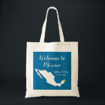 Irgendeine Tragetasche<br><div class="desc">Hochzeitswochenendenwillkommens-Geschenktasche für aus Stadtgäste zu Ihrer Hochzeit heraus,  Bild von Mexiko,  mit Goldherzen kennzeichnend.  Füllen Sie Tasche mit Ihren Lieblingsguten sachen.  Sie können den Hintergrund ändern,  um Ihre Hochzeitsfarbe zusammenzubringen.</div>