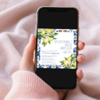 Irgendetwas Blue Lemon marokkanisches QR-Brautpart