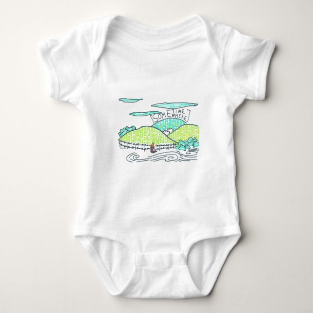 Irgendwann Baby Strampler (Vorderseite)