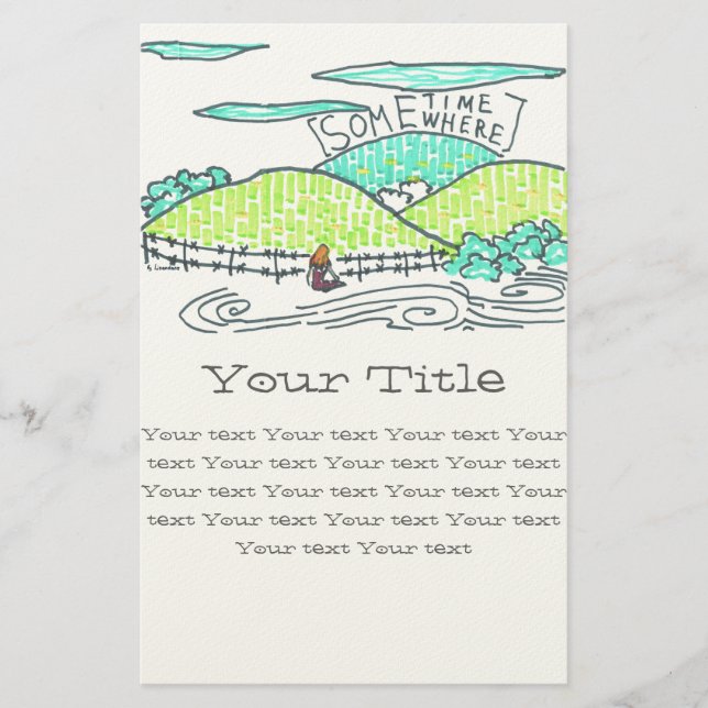 Irgendwann Briefpapier (Vorderseite)