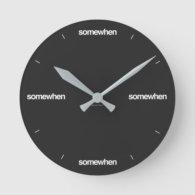 Irgendwann Uhr (in beliebiger Farbe) (Vorderseite)