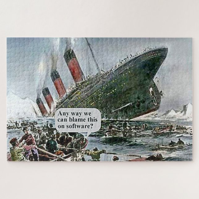 Irgendwie können wir das auf Software beschuldigen (Horizontal)