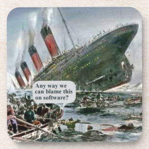 Irgendwie können wir das auf Software beschuldigen Getränkeuntersetzer