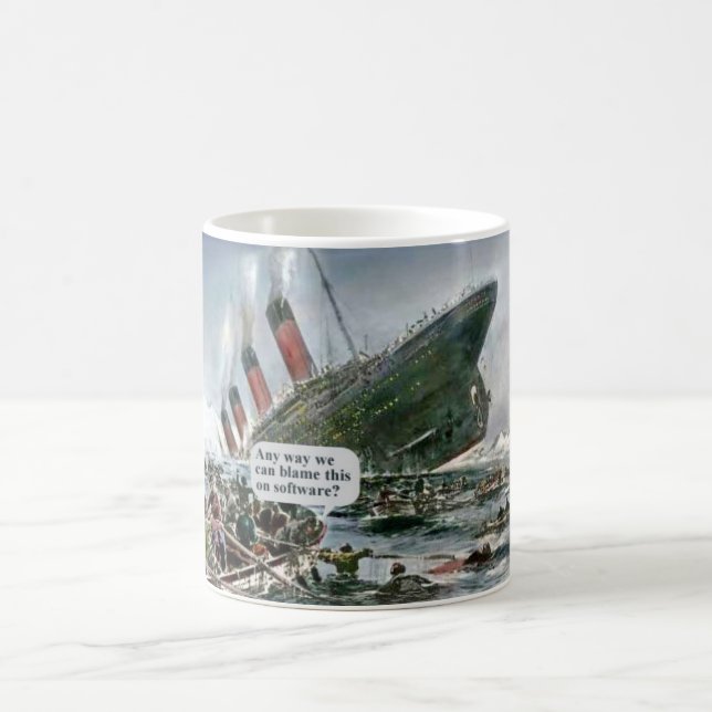 Irgendwie können wir das auf Software beschuldigen Kaffeetasse (Mittel)
