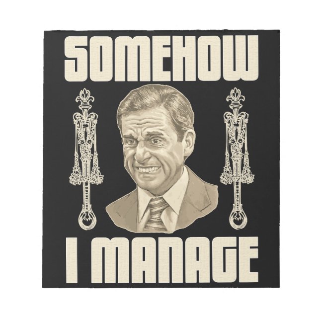 Irgendwie managte ich notizblock (Vorderseite)