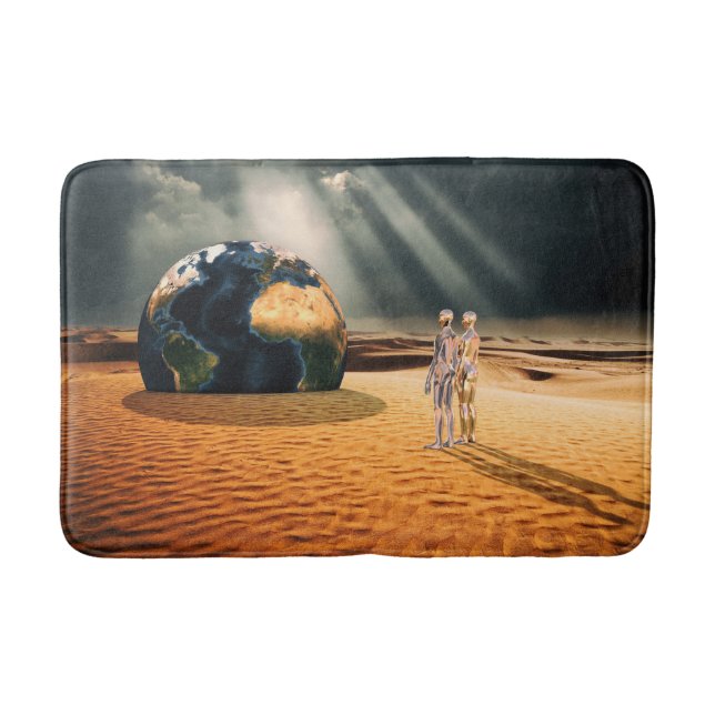 Irgendwo Anders – Der Welt Zugewandt Badematte (Vorderseite)