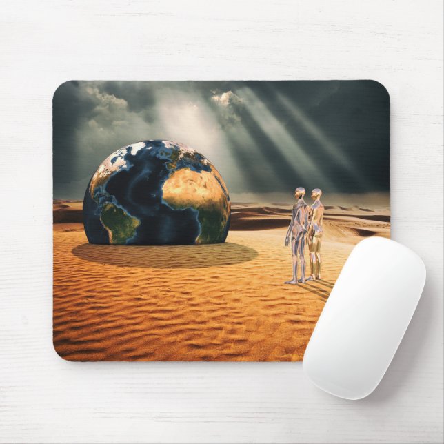 Irgendwo Anders – Der Welt Zugewandt Mousepad (Mit Mouse)
