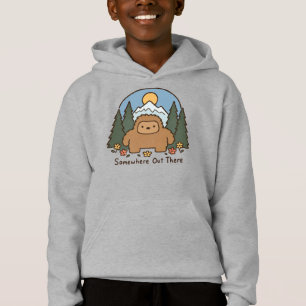 Irgendwo da draußen Kawaii Bigfoot Berg Hoodie