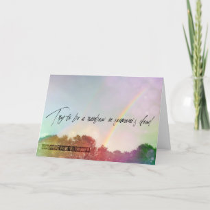 IRGENDWO Grußkarte Dankeskarte