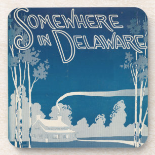 Irgendwo in Delaware-Untersetzer Getränkeuntersetzer