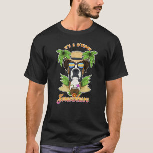 Irgendwo ist es 5 Uhr Boxer-Trinkboxer T-Shirt