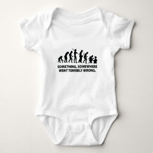 Irgendwo ist irgendetwas schrecklich falsch gelauf baby strampler