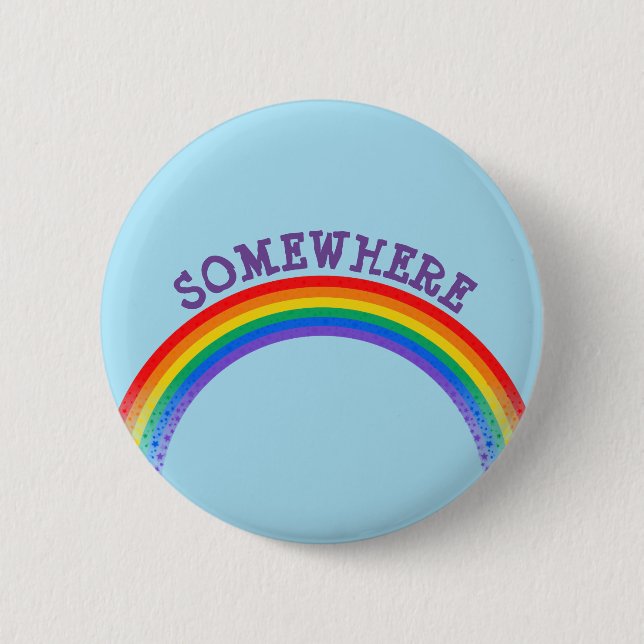 Irgendwo über dem Regenbogen Button (Vorderseite)