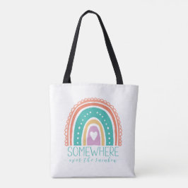 Irgendwo über dem Regenbogen Moderne Chic-Farben Tasche
