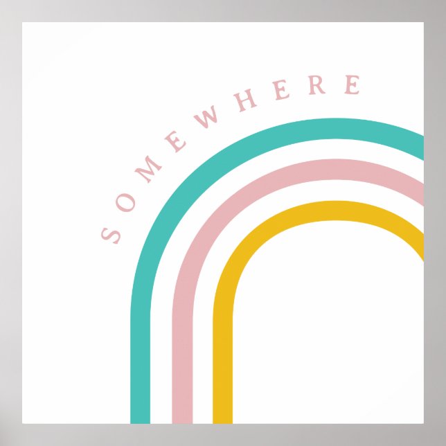 Irgendwo über dem Regenbogen Poster (Vorne)