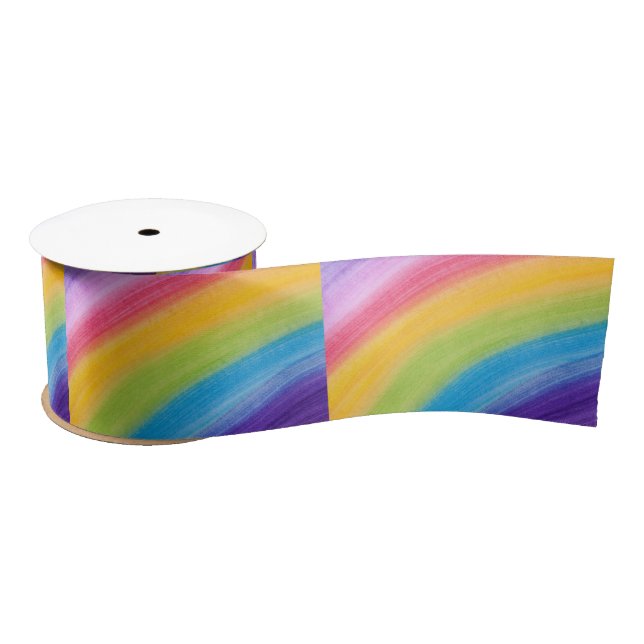 irgendwo über dem Regenbogenband Satinband (Spule)