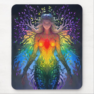 „Iridesca“ - Hüterin der Farben Mousepad