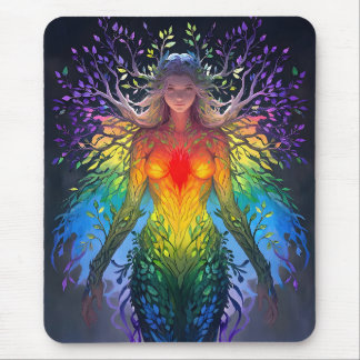 „Iridesca“ - Hüterin der Farben Mousepad