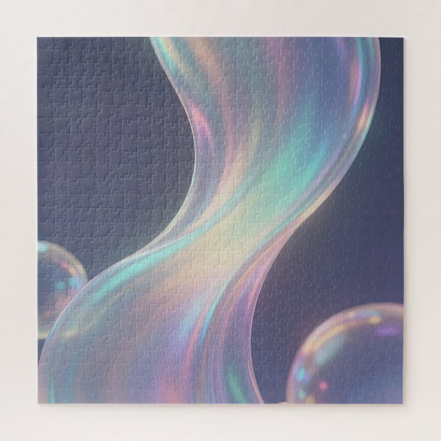 Iridescent Abstract Bubble Flow (Vertikal)